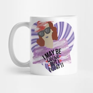 Copia de She is Athena and she is a free woman, she dresses with different patterns and color motifs Mug